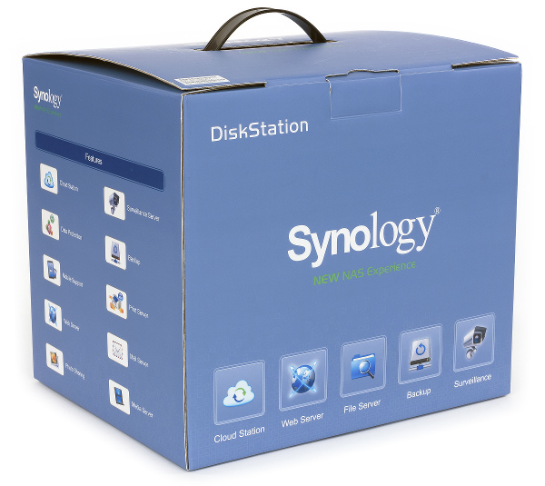 Упаковка Synology DS415+